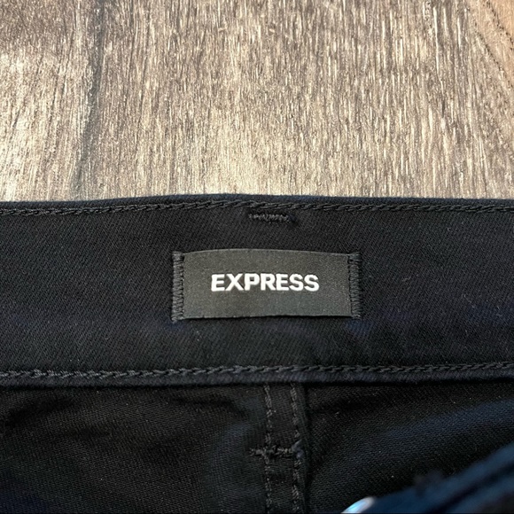 NWT Express Black Skinny High Rise Jeans in Petite Size 8S - Picture 4 of 8